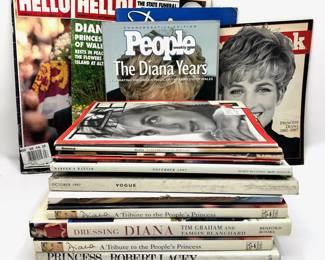 Over 15 Books & Magazines About Princess Diana
Lot #: 196