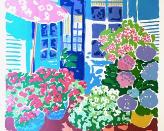 John Botz (American 1980s) Original Serigraph"Patio Scene" Signed, Unframed
Lot #: 56