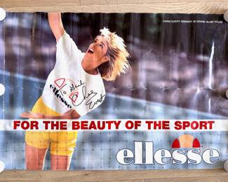 
Chris Evert Signed Poster & Tennis Ball Signed By Chris Evert & Rod Laver
Lot #: 62