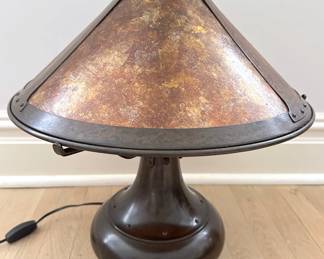 Mica Lamp Company Copper Table Lamp, Purchased For $625 In 1994
Lot #: 26