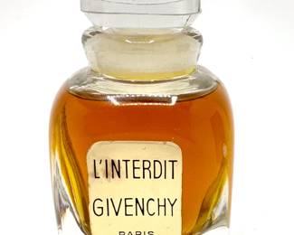 2 Givenchy L'Interdit Vintage 1970s Perfume Bottles In Original Boxes: Larger Is 54 ML & Barely Used
Lot #: 21