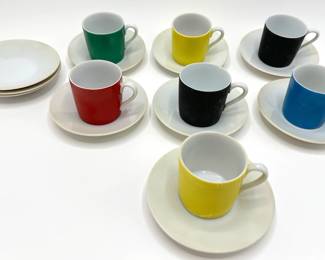 Set 7 Mid-Century Espresso Cups With Saucers & 3 Extra Saucers
Lot #: 114