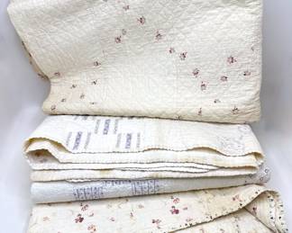 3 Antique Hand Made Quilts Purchased At Brimfield Flea Market
Lot #: 159