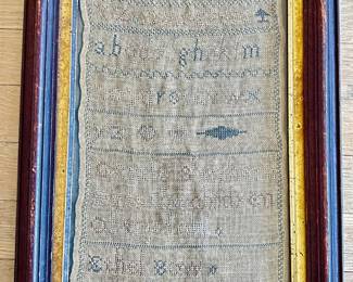 Antique Embroidery Band Sampler
Lot #: 138