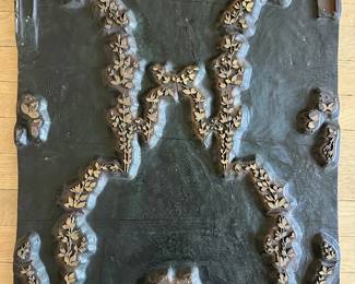 Antique Maillaut Paris Large Textile Printing Block Hand Carved Woodblock
Lot #: 48