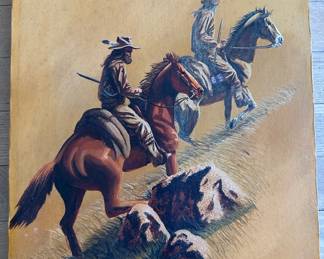 John Cox (American 1975) Original Oil Painting On Canvas, "Mountain Men" Signed
Lot #: 4