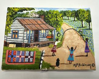 Mary Frances Robinson (American B1943) Miniature Painting, Signed
Lot #: 55