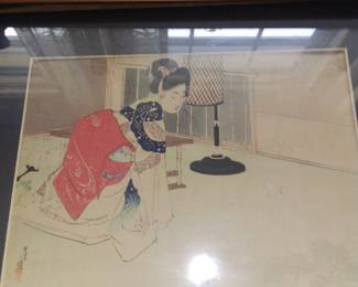 Early 1900s Japanese block prints
