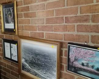 1950s aerial view Washington DC Capital