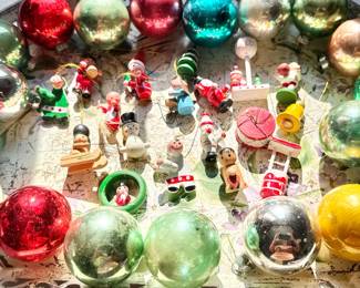 Vintage Christmas ornaments