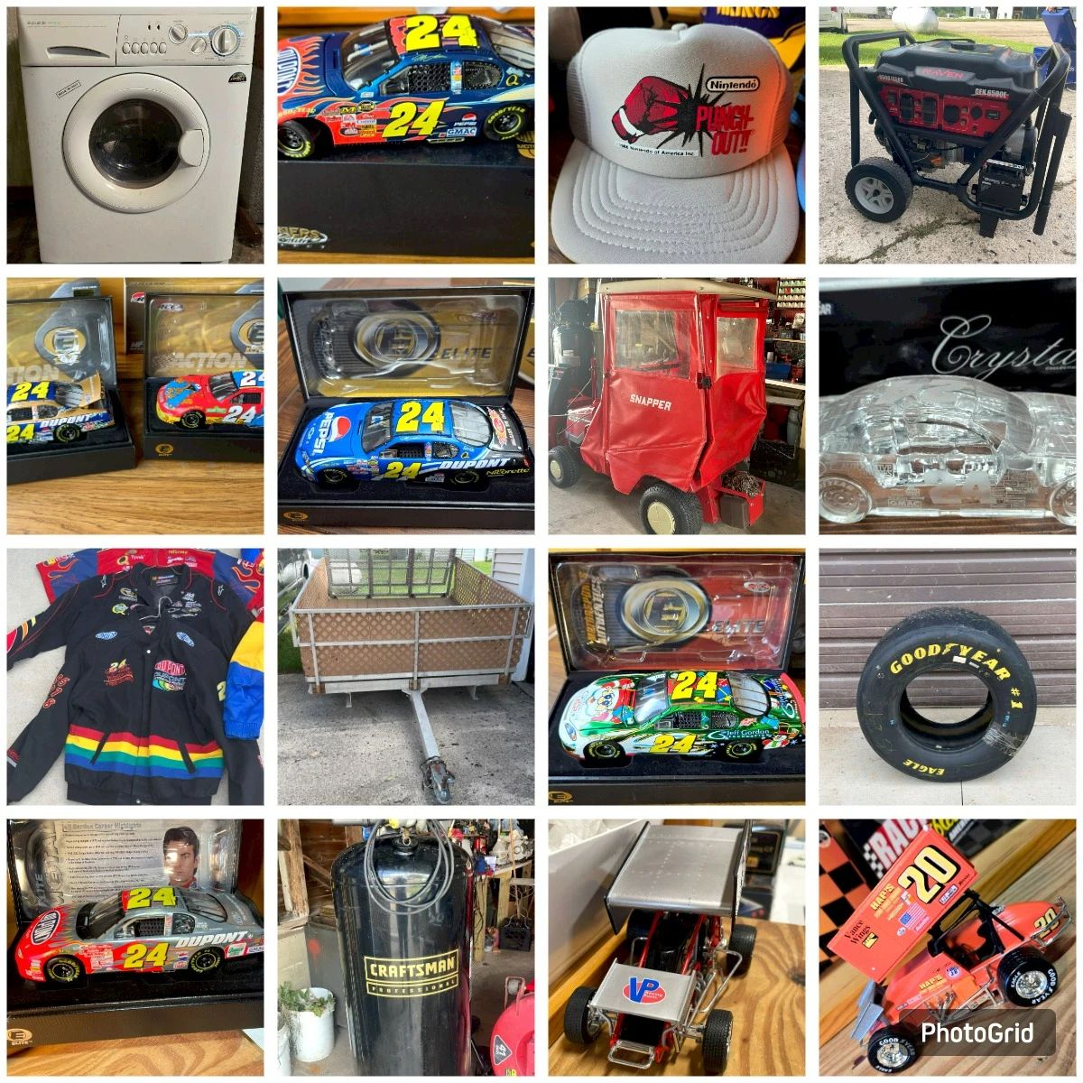 Nascar Small Town Charm Collage