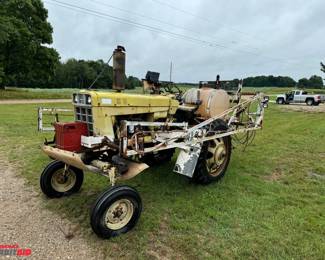 International Harvester high stance spray tractor