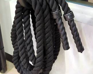 Twisted 26' Battle Rope Conditioning Equipment With 38" Anchor Stand