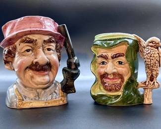 Vintage Toby Jugs (2), Unmarked