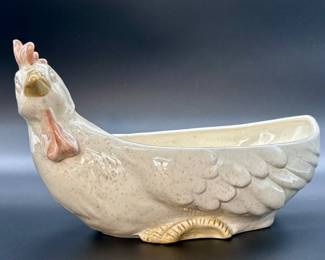 Vintage Fitz & Floyd Japan Chicken Serving Bowl