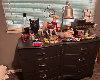 Blue dresser again with added items