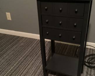 12x12 side table - dark blue