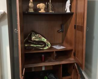 Inside entertainment center