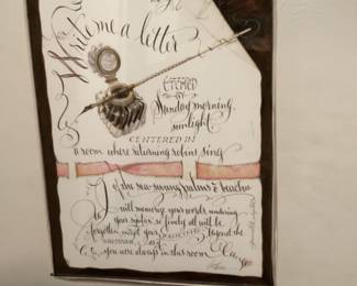 Office - Glass framed picture