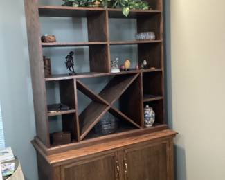 Another hand made unit that opens from both sides - X can be removed if needed 