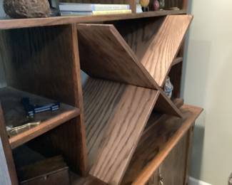 Same unit showing removable shelves