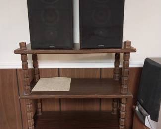 Speaker wood shelf’s