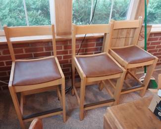 Wood chairs