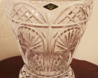 64 - Shannon Crystal Vase - 11" x 9.5"
