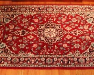 136 - Persian Leather Bound Rug - 36" x 66"
