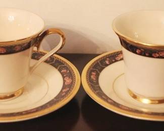 146 - 2 Lenox Cup and Saucers

