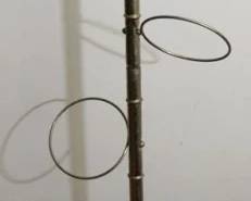 338 - Metal Towel Rack Stand - 57" tall
