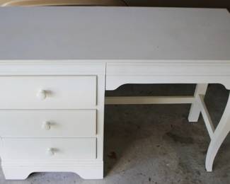 269 - Stanley Painted White Desk - 30" x 44" x 18"
