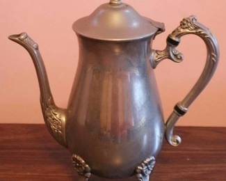 294 - Silverplate Teapot - 10" tall
