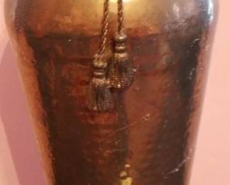 313 - Large Brass Vase - 23" tall
