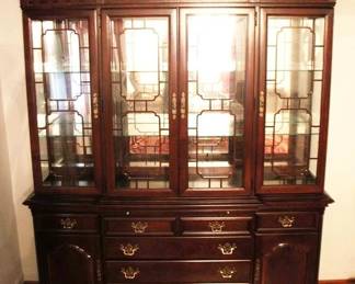 137 - Stanley American Heritage China Cabinet 70" x 20" x 88"
