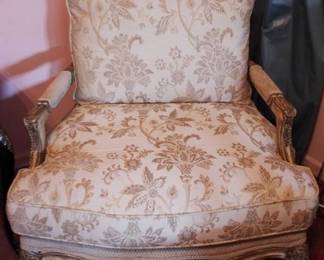 284 - Vintage Carved Arm Chair - 41" x 33" x 22"
