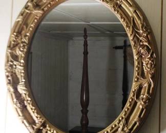 337 - Oval Wall Mirror - 28" x 24"
