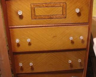 329 - Vintage 4-Drawer Chest - 51" x 18" x 31"
