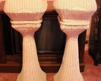 315 - Pai Wicker Plant Stands - 44" x 14" x 14"
