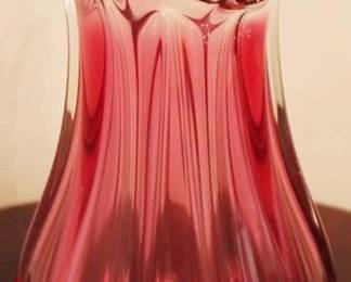 63 - Art Glass Vase - 11" tall
