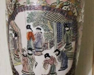 343 - Oriental Vase - 14" tall
