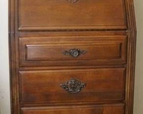 340 - Stanley Slant-Front Lingerie Chest w/ Mirror 26" x 17" x 74"
