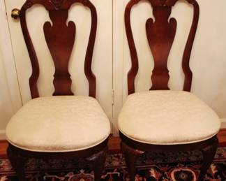 90 - Pair Dining Chairs - 42 x 22 x 19
