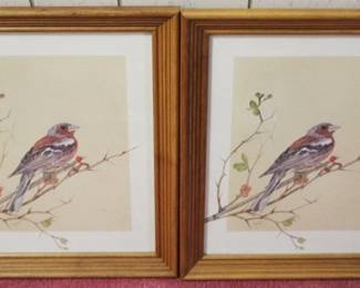 369 - 2 Framed Prints - 14" x 16"
