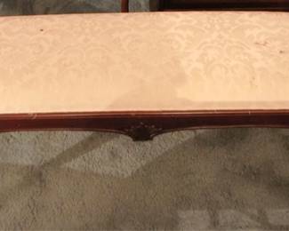 186 - Chippendale Claw Foot Bench 40" x 15" x 19"
