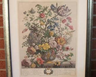 217 - Framed Month Print - 22" x 18"
