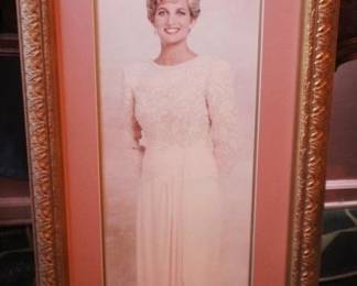 312 - Princess Diana Framed Print - 44" x 21"
