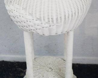 261 - Wicker Plant Stand - 28" x 13"
