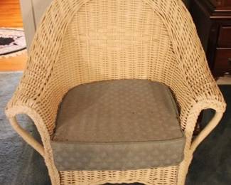 188 - Wicker Chair - 34" x 41" x 25"
