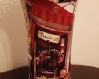 85 - Brent Heighton Boulevard Cafe 10" Vase
